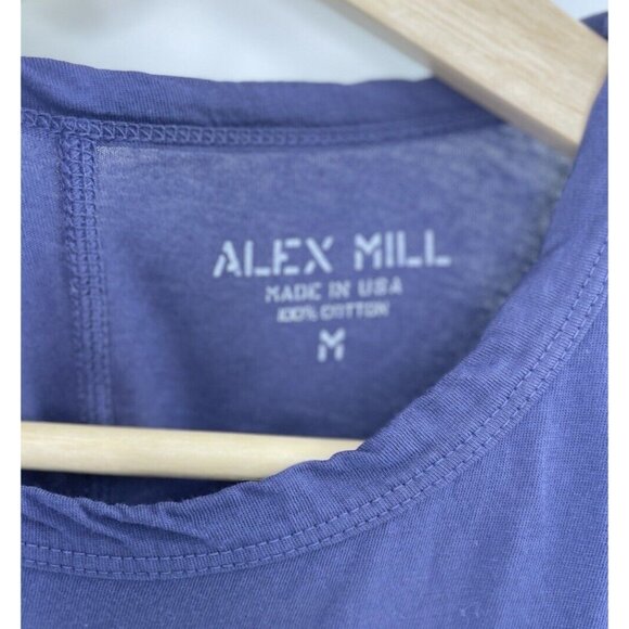 Alex Mill Blue Sleeveless Kate Tank Top Size M,‎ 100% Cotton, USA, Normcore - Picture 4 of 8